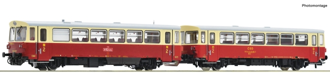 Roco 7710010 - H0 - Dieseltriebwagen M 152 mit Beiwagen, CSD, Ep. IV - DC-Sound